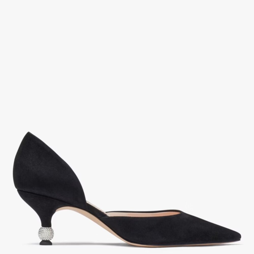 kate spade women black Delilah Pave Pumps$229 size 8.5 Almost New